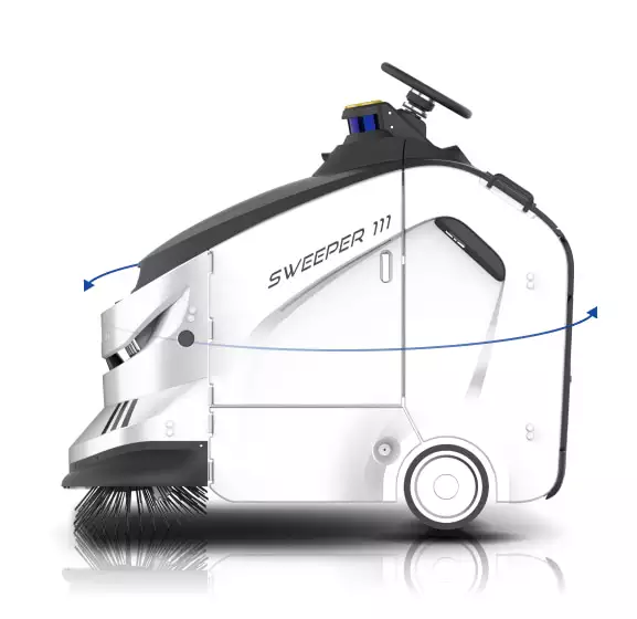 Krobot Europe Italia Campania Napoli Robot Professionali pulizia Sweeper 111